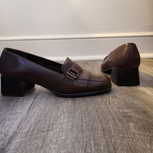 Dark brown loafers